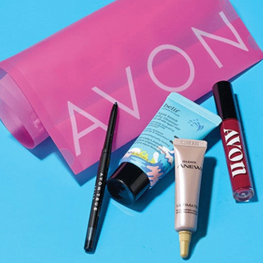 Set 4 Beauty Products + Pouch "Flaunt Your Face Set"